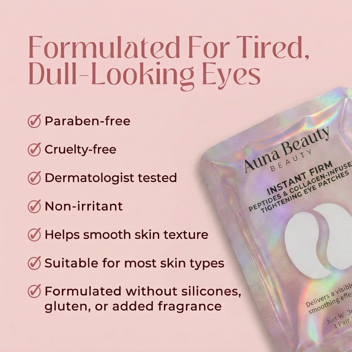 InstantFirm Eye Patches